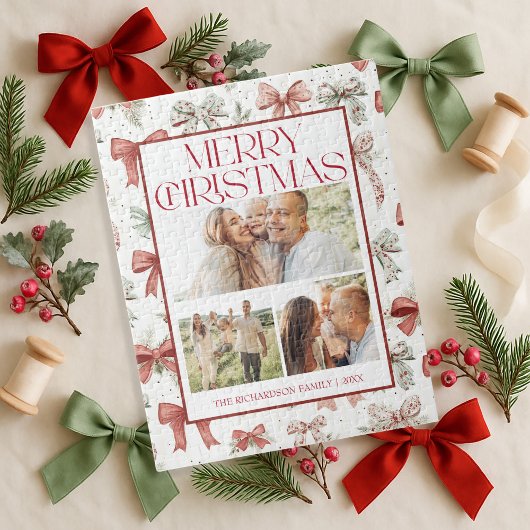 Christmas Jigsaw Puzzle | Family Photo Gift