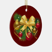 Christmas Jingle Bell Keramik Ornament (Rechts)