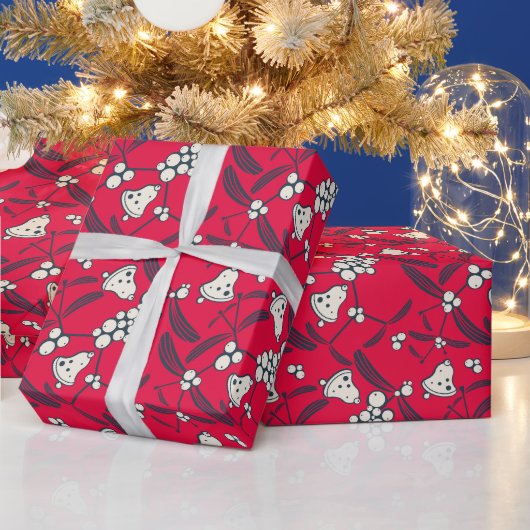 Christmas Jingle Bells Joyful Greetings Collection Geschenkpapier (Feiertage)