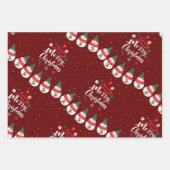 Christmas Jingle Bells Joyful Greetings Collection Geschenkpapier Set (Vorderseite 2)