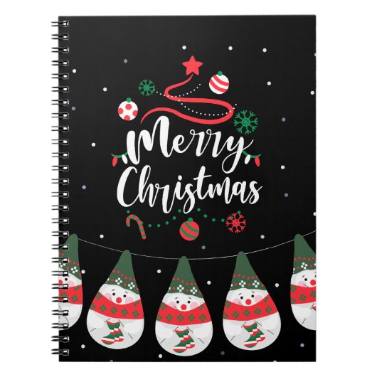 Christmas Jingle Bells Joyful Greetings Collection Notizblock (Vorderseite)