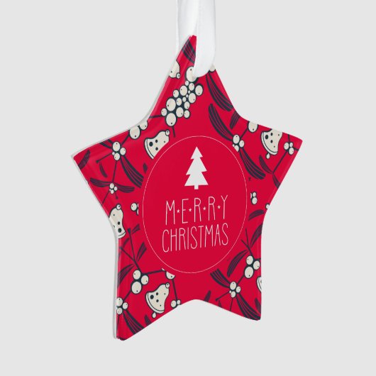 Christmas Jingle Bells Joyful Greetings Collection Ornament (Vorderseite)