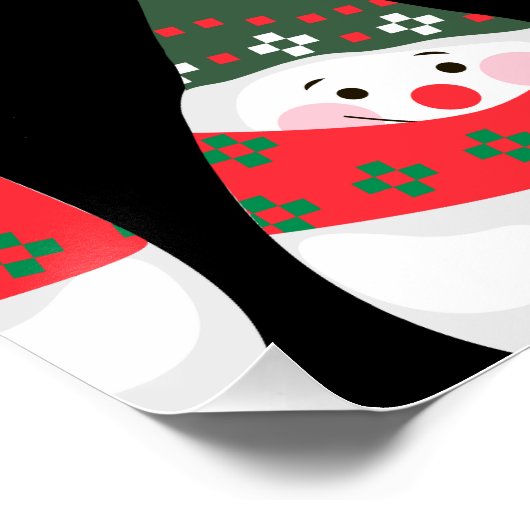 Christmas Jingle Bells Joyful Greetings Collection Poster (Ecke)