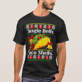 Christmas Jingle Bells Taco Shells Funny Family Ug T-Shirt (Vorderseite)