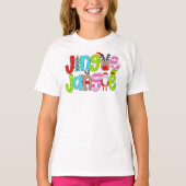 Christmas Jingle Jangle Santa Tree Rentier T-Shirt (Vorderseite)