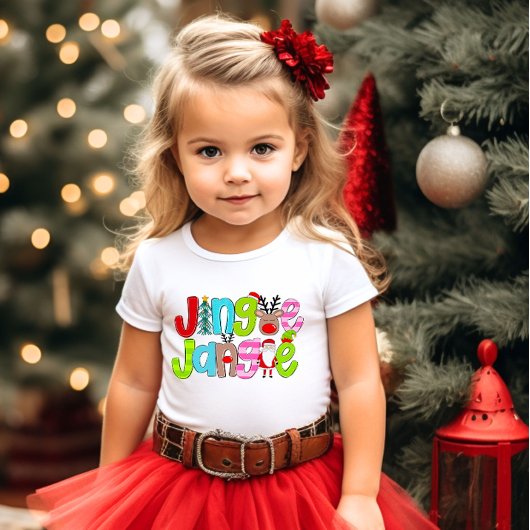 Christmas Jingle Jangle Santa Tree Rentier T-Shirt