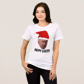 CHRISTMAS JOE BIDEN FUNNY T-SHIRT Tri-Blend SHIRT (Vorderseite voll)