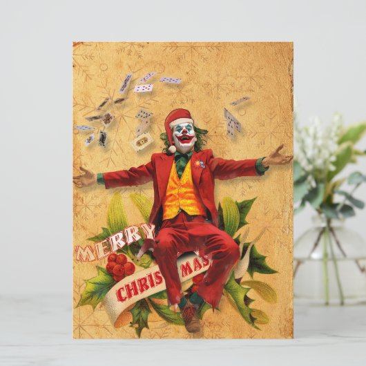 Christmas Joke Feiertagskarte (Stehend Vorderseite)