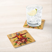 Christmas Joke Rechteckiger Pappuntersetzer (Vor Ort)