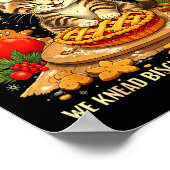 Christmas Jolly Biscuits Club Cute Cat Lovers Baki Poster (Ecke)