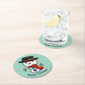 Christmas Jolly Snowman Untersetzer (Vor Ort)