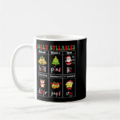 Christmas Jolly Syllables Teacher Students Funny S Kaffeetasse (Links)