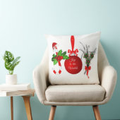 Christmas Joy Cotton Throw Kissen (Stuhl )