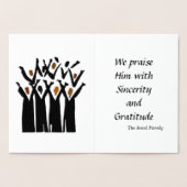 Christmas Joy Elegant Folienkarte (Innenseite)