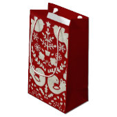 Christmas Joy II Kleine Geschenktüte (Rückseite Schrägansicht)