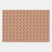 Christmas Joy Leopard Pattern Geschenkpapier Set (Vorderseite 2)