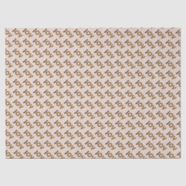 Christmas Joy Leopard Pattern Seidenpapier