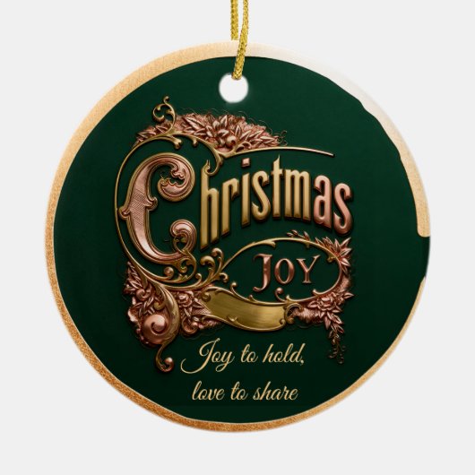 “Christmas Joy” Ornament (Vorne)