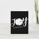Christmas Joy Sand Dollar T Shirt  Karte (Vorderseite)