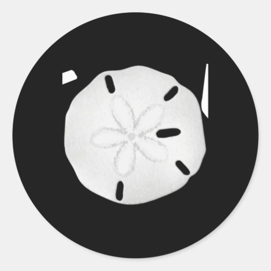 Christmas Joy Sand Dollar T Shirt Runder Aufkleber (Vorderseite)