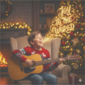 CHRISTMAS JOY THEME SINGING KIDS AUFKLEBER (Vorderseite)