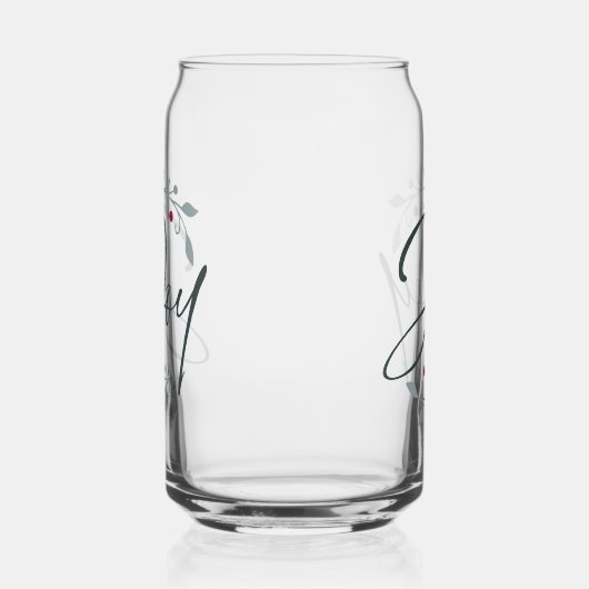 Christmas Joy Trinkbehälter Glass Dosenglas (Rechts)