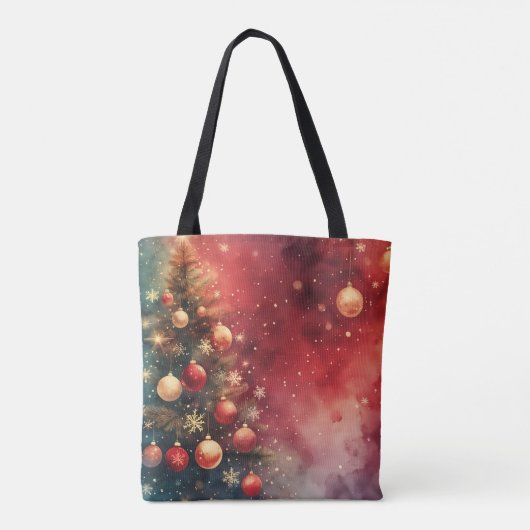 Christmas Joy Watercolor Tasche (Rückseite)