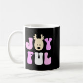 Christmas Joyful Colorful Festive Kids Kaffeetasse (Links)