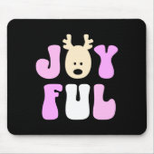 Christmas Joyful Colorful Festive Kids Mousepad (Vorne)
