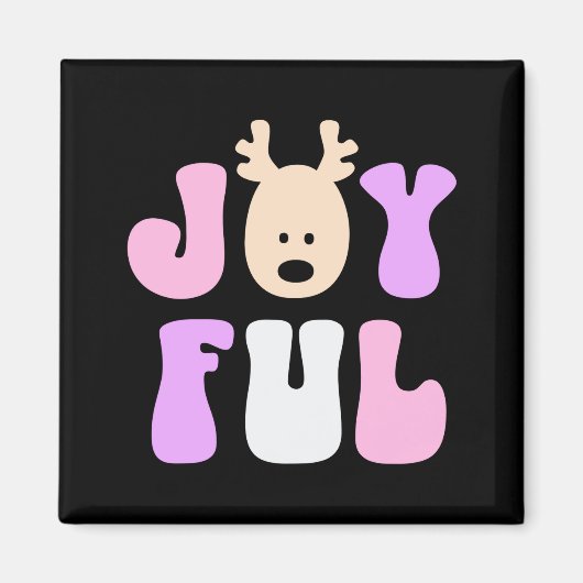 Christmas Joyful Colorful Festive Kids T Shirt Magnet (Vorne)