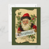 Christmas, Joys be Thine Feiertagspostkarte (Vorne/Hinten)