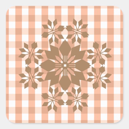 Christmas Jubilee Quadratischer Aufkleber (Vorderseite)