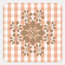 Christmas Jubilee Quadratischer Aufkleber