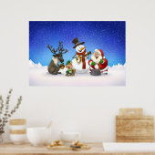 Christmas Jug Band Poster (Küche)