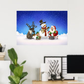 Christmas Jug Band Poster (Heimbüro)