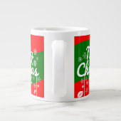 Christmas Jumbo Mug – White Ornaments  Jumbo-Tasse (Rückseite)