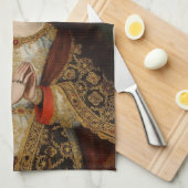 CHRISTMAS JUNGFRAU GESCHIRRTUCH (Viertel Falte)