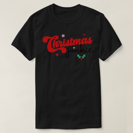 Christmas Junkie T-Shirt (Design vorne)