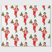 christmas justin trudeau geschenkpapier (Flach)