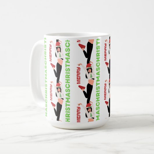 CHRISTMAS KAFFEETASSE (Vorderseite Links)