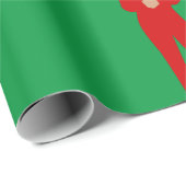 Christmas kamala harris santa clus geschenkpapier (Rolleneckpunkt)