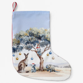 Christmas Kangaroo Koalas Platypus Gumtree Baubles Kleiner Weihnachtsstrumpf