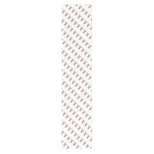 Christmas Kangaroo Kurzer Tischläufer (Vorderseite)