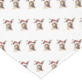 Christmas Kangaroo Kurzer Tischläufer (Ecke)