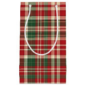 Christmas Kariert 01-GIFT BAG S Kleine Geschenktüte (Vorderseite)