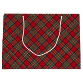 Christmas Kariert Clan Stewart Red Tartan Große Geschenktüte (Vorderseite)