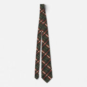 Christmas Kariert Neck Tie Krawatte (Rückseite)