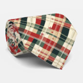 Christmas Kariert Neck Tie Krawatte (Gerollt)