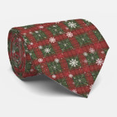 Christmas Kariert Neck Tie Krawatte (Gerollt)
