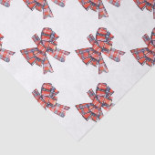 Christmas Kariert Tartan Bow Seidenpapier (Ausschnitt)